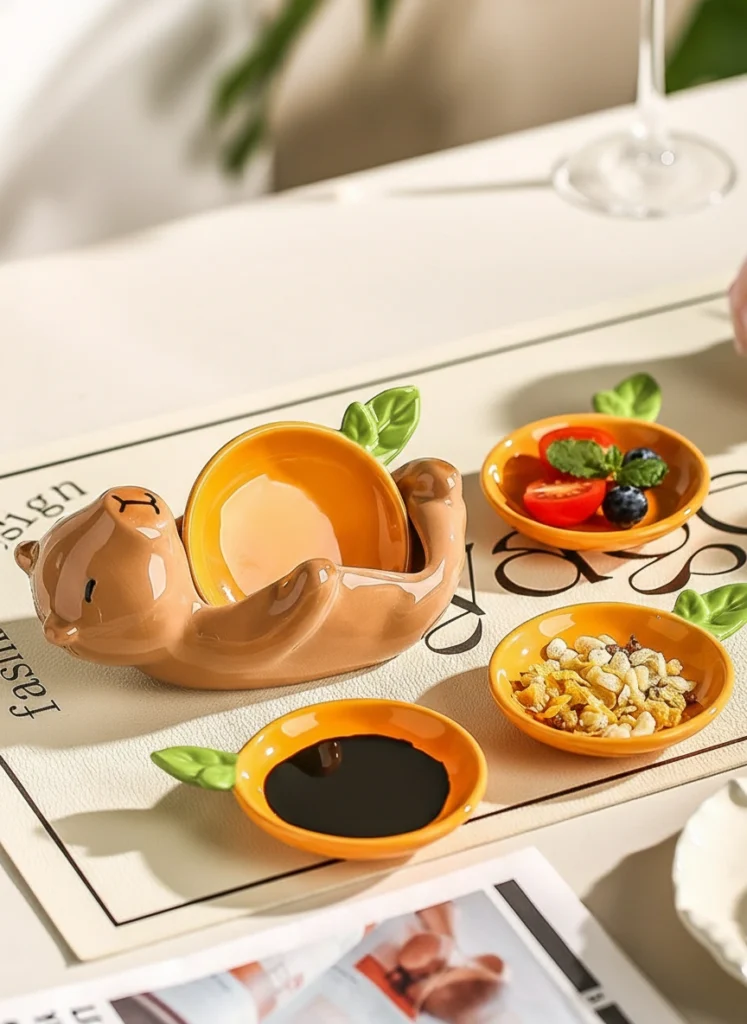 Capybara Sauce Dish Set