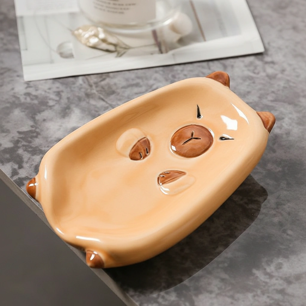 Capybara Ceramic Soap Dish