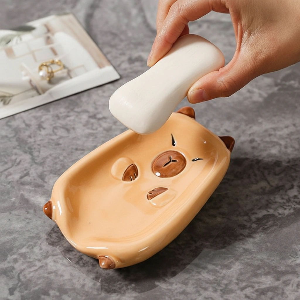 Capybara Ceramic Soap Dish