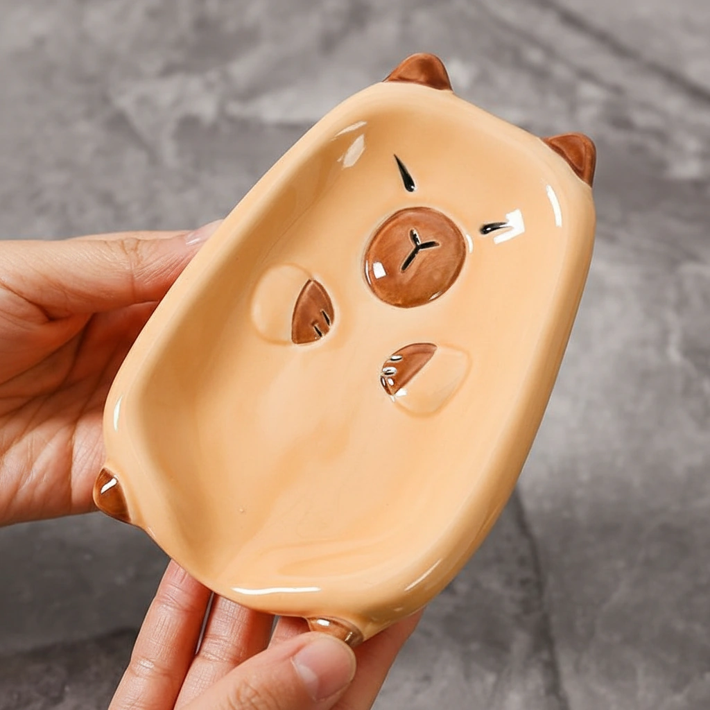 Capybara Ceramic Soap Dish