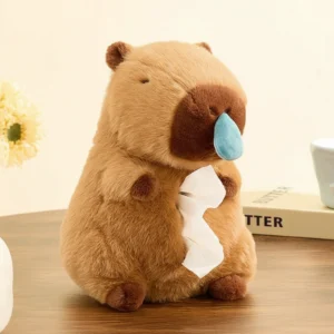 Capybara Plush Tissue Box