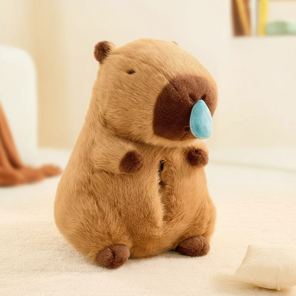 Capybara Plush Tissue Box