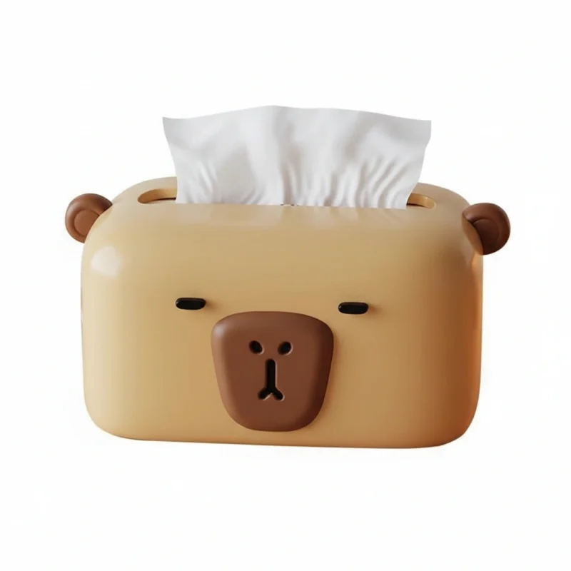 Rectangular Capybara Tissue Box - Capybara Plush & Merch