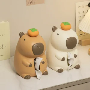 Capybara Resin Tissue Box