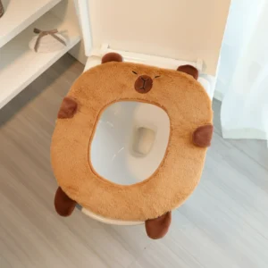 Plush Capybara Toilet Seat Cover