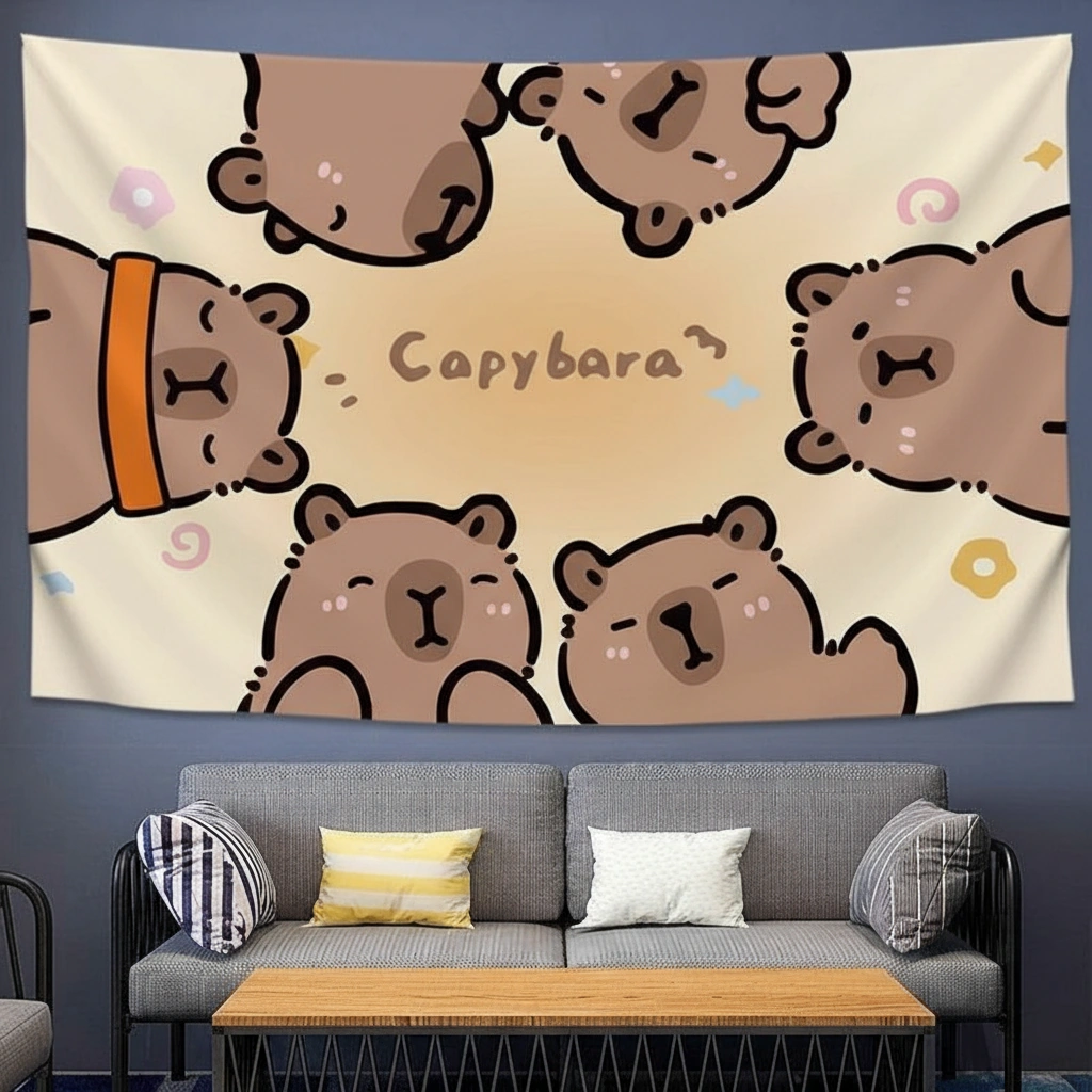 Capybara Wall Tapestry