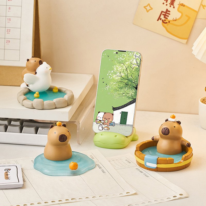 Cute Capybara Phone Holder