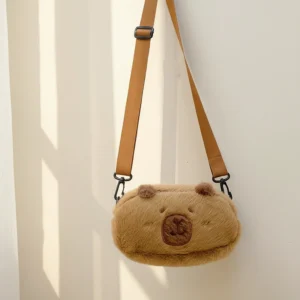 Capybara Loaf Plush Bag Bread Crossbody Purse