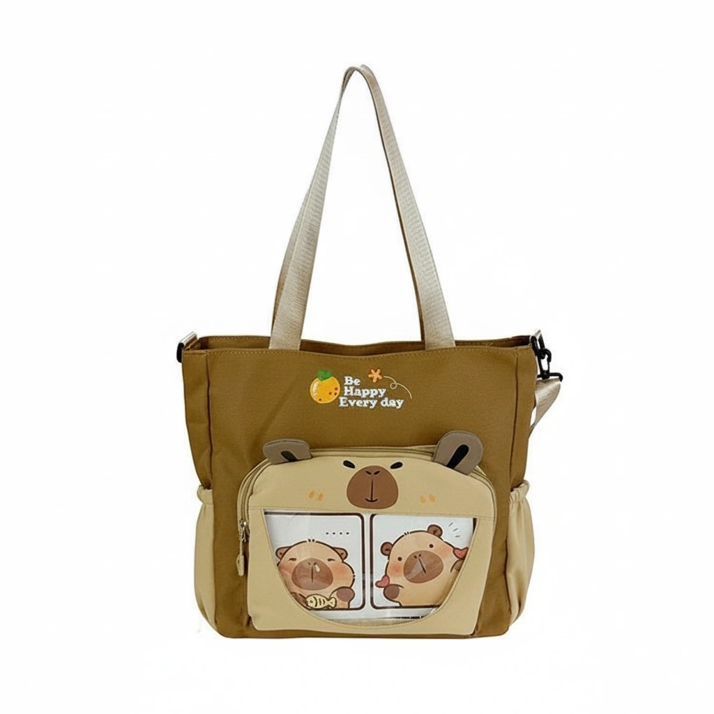 Capybara Canvas Tote Bag Capybara Tote Bag