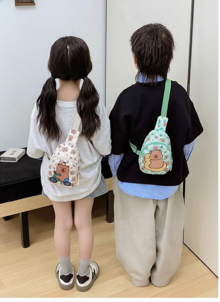 Kids Capybara Mini Sling Bag