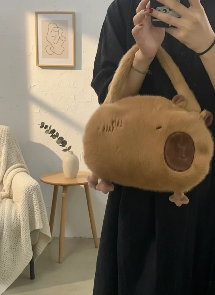 Capybara Plush Handbag