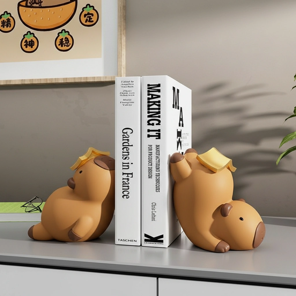 Resin Capybara Bookends Capybara Book Stand