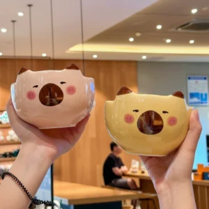 Cute Capybara Ceramic Bowl
