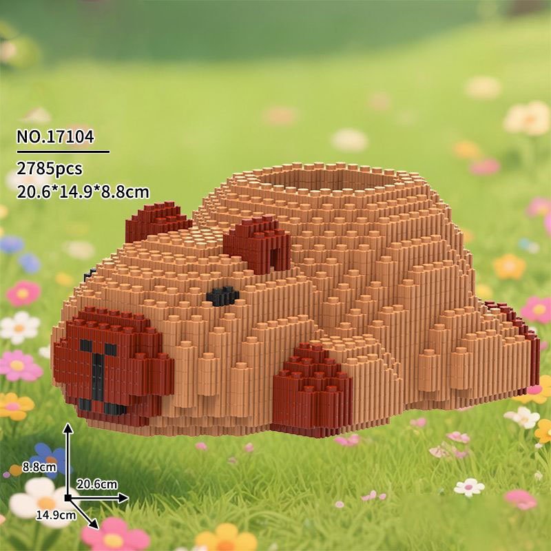 Capybara Building Block Desktop Organizer