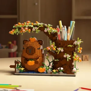 Capybara Building Block Pen Holder