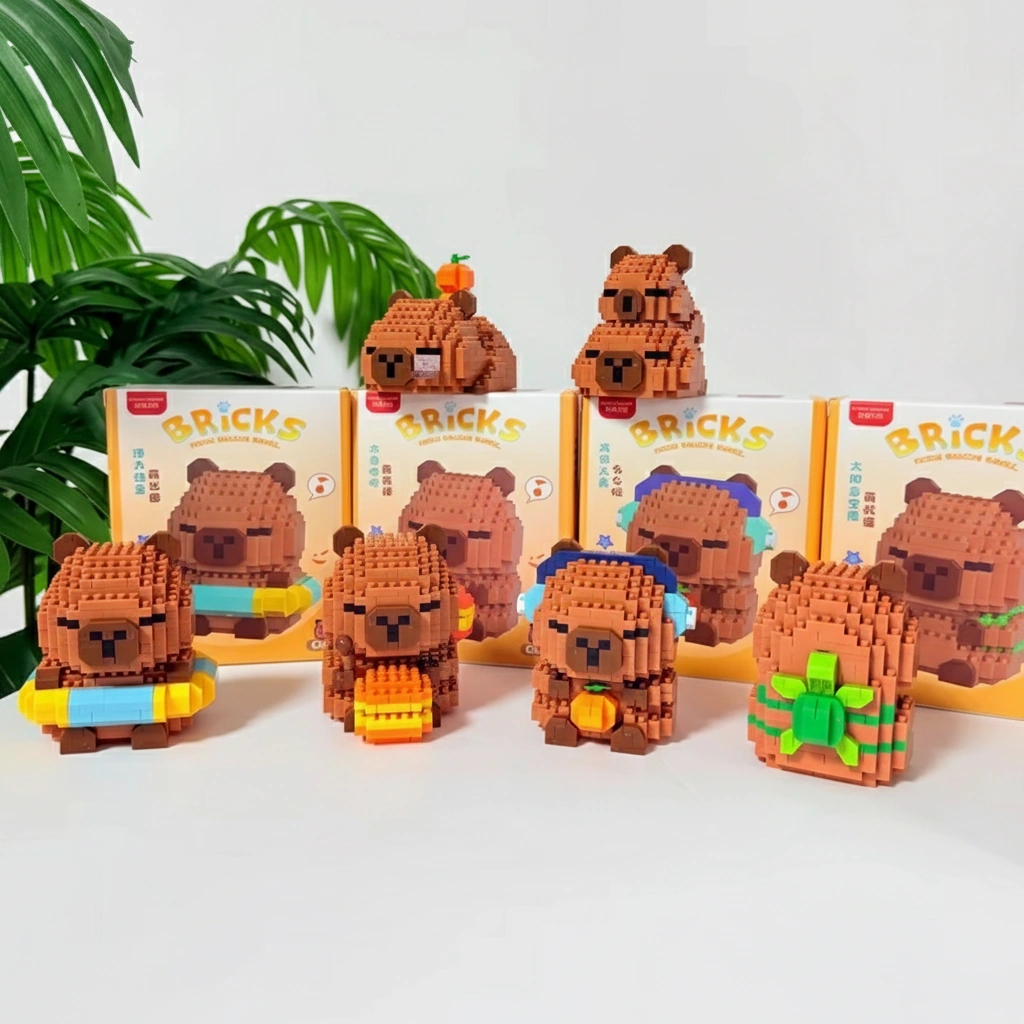 Capybara Mini Building Block Figure