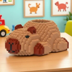 Capybara Building Block Desktop Organizer