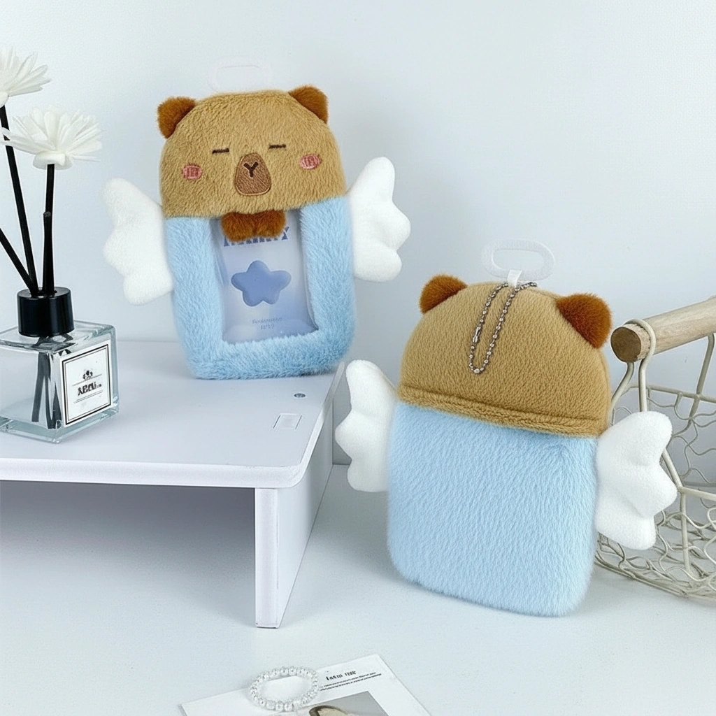 Angel Capybara Card Holder