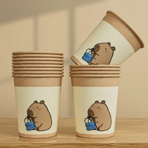 Capybara Disposable Paper Cups