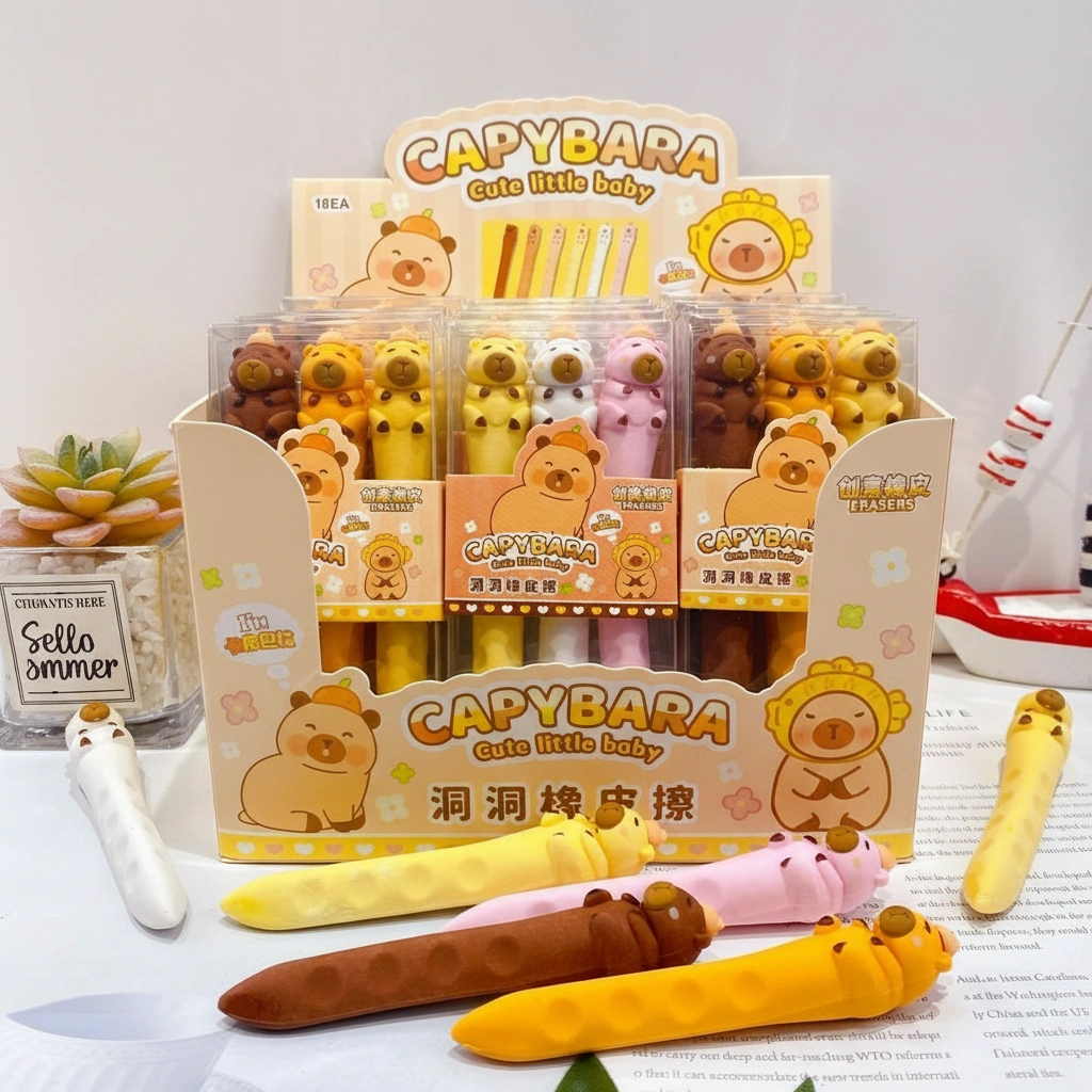 Capybara Stick Eraser