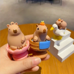 Bobblehead Capybara Figure