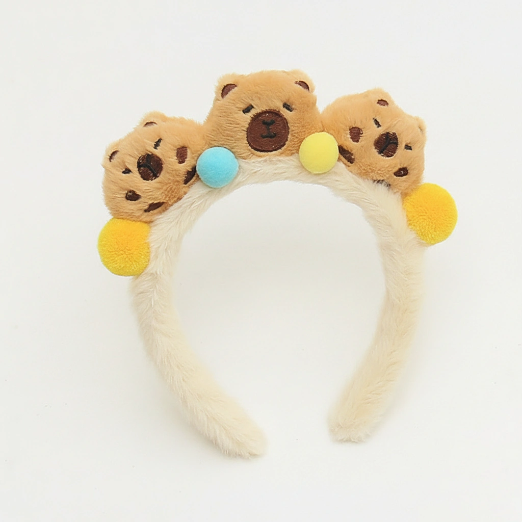 Fuzzy Capybara Headband