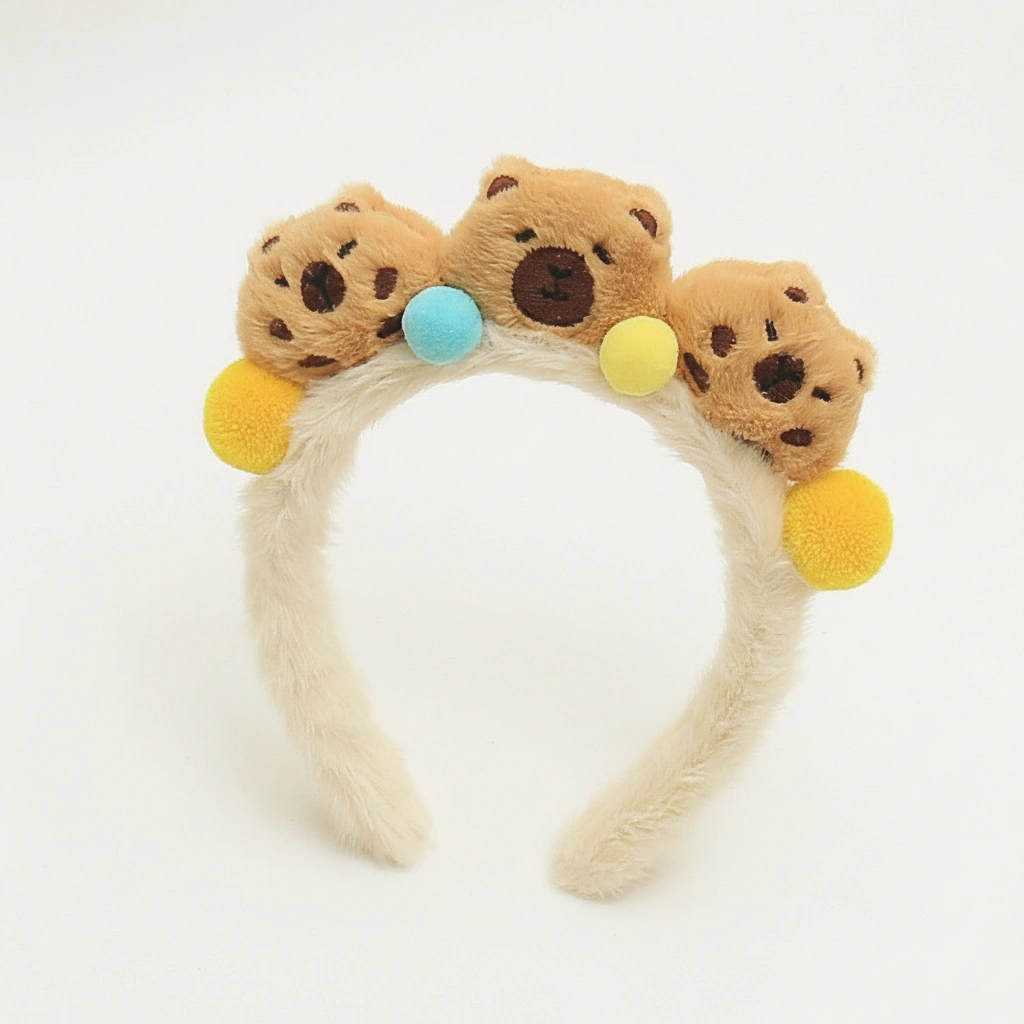 Fuzzy Capybara Headband