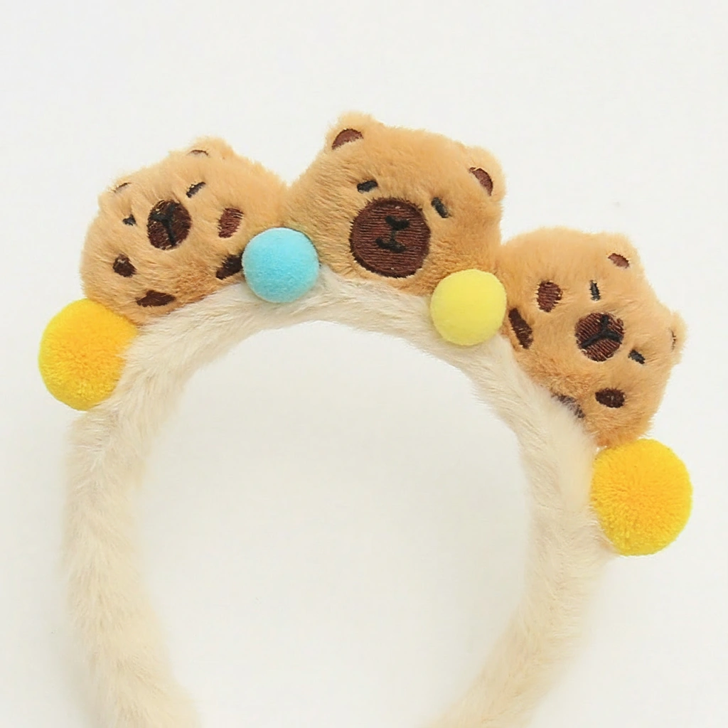 Fuzzy Capybara Headband