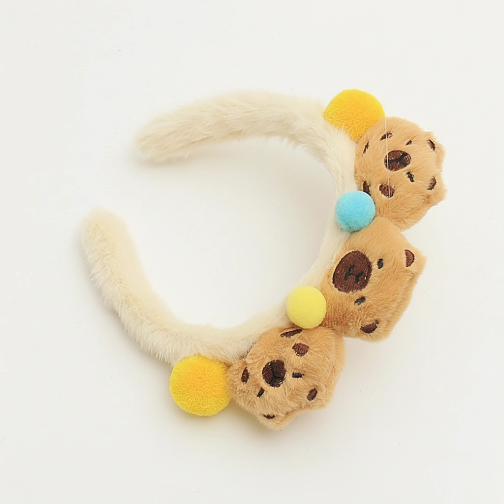 Fuzzy Capybara Headband