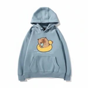 Capybara Duck Floatie Hoodie (4 Colors)