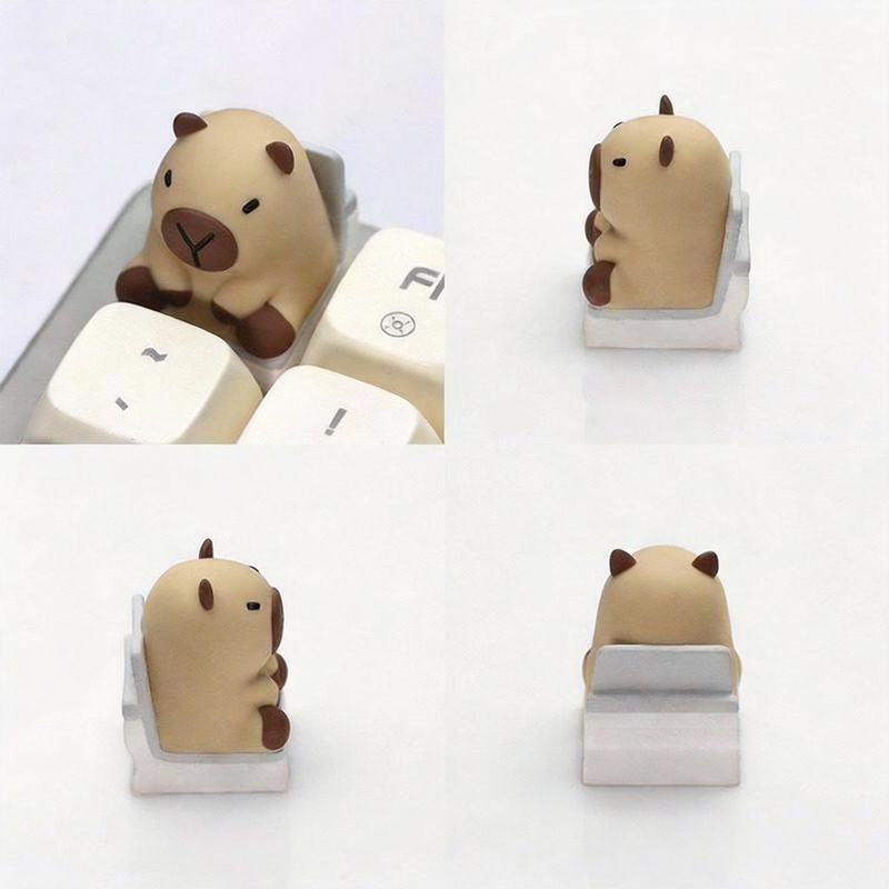 Cute Resin Capybara Keycap