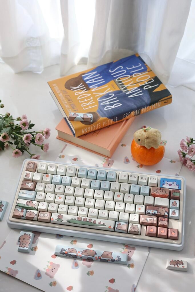 Capybara and River Friends Keycap Set