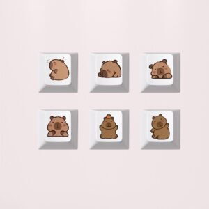 Cartoon Capybara Keycaps