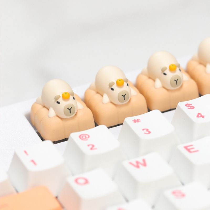 Sleeping Capybara Keycap