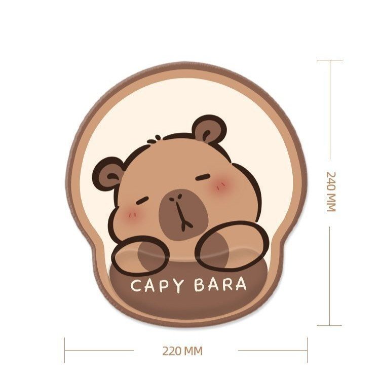 Capybara Mouse Pad with Wrist Rest