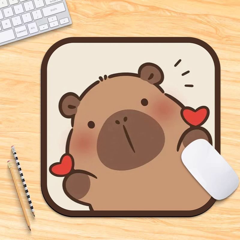 Square Capybara Mouse Pad -10 Styles