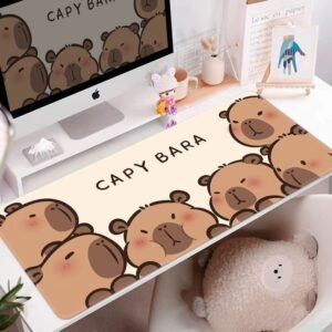 Large Capybara Desk Mat - Extended Gaming Mouse Pad