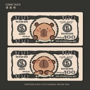 Money Capybara Desk Mat