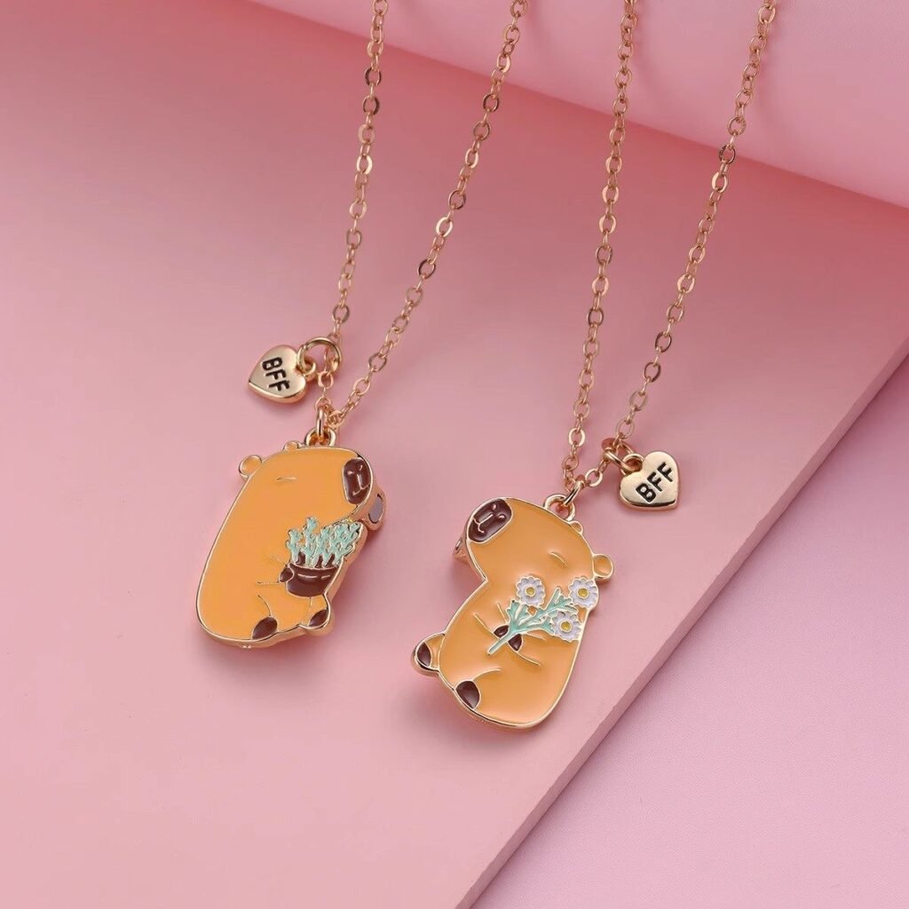 Capybara Friendship Necklace