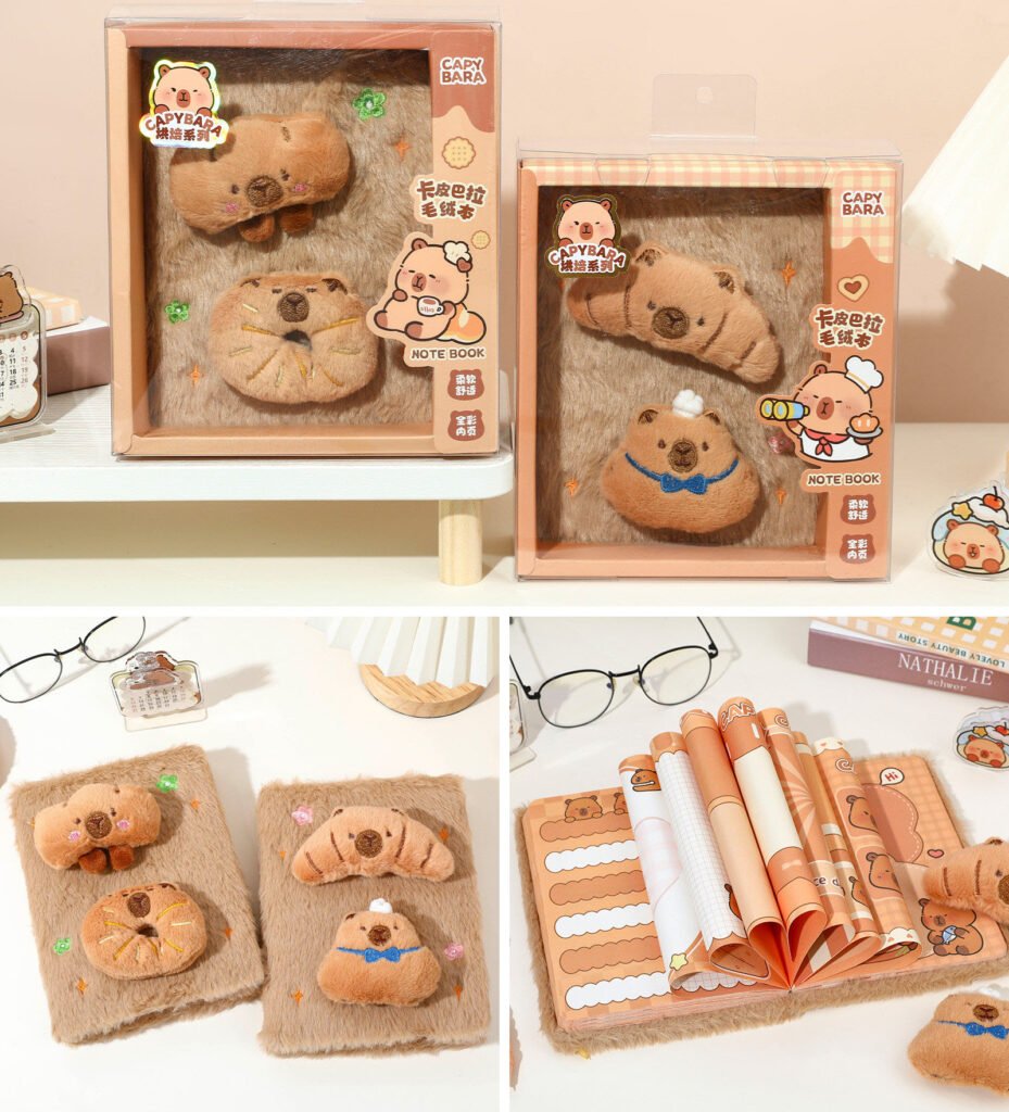Plush Capybara Notebook