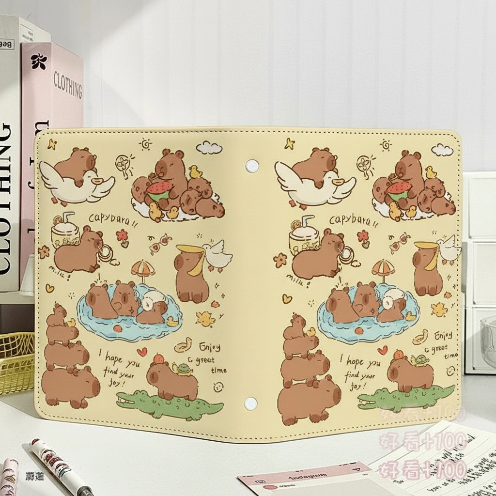 Capybara Refillable Diary A5 Capybara Notebook Journal