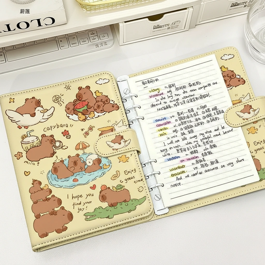Capybara Refillable Diary A5 Capybara Notebook Journal