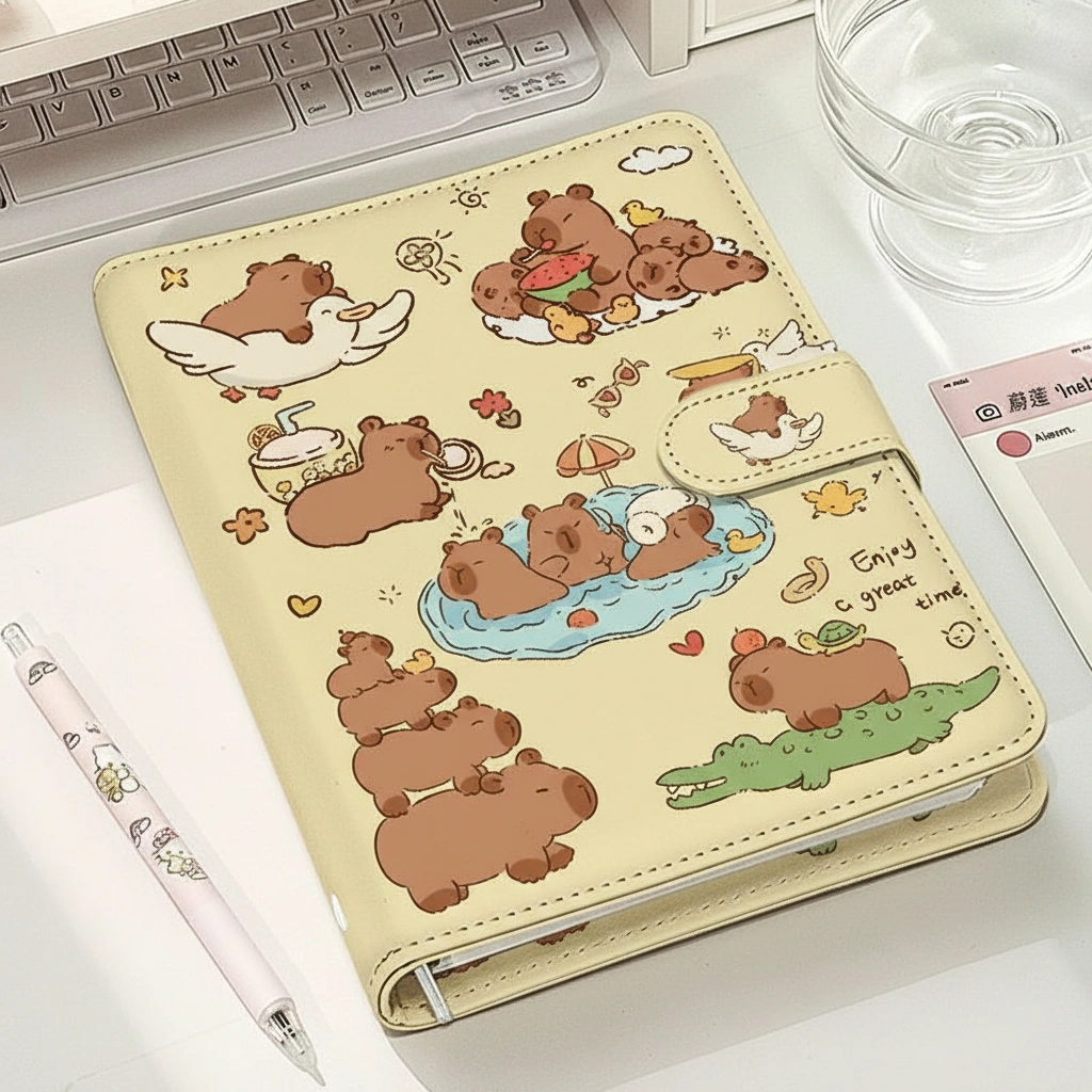 Capybara Refillable Diary A5 Capybara Notebook Journal