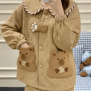 Capybara Pajamas Set
