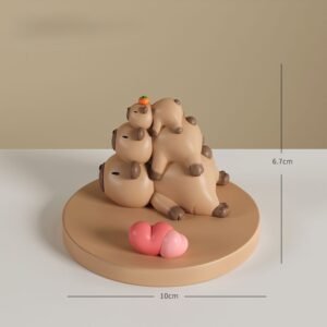 Stacked Capybara Phone Holder