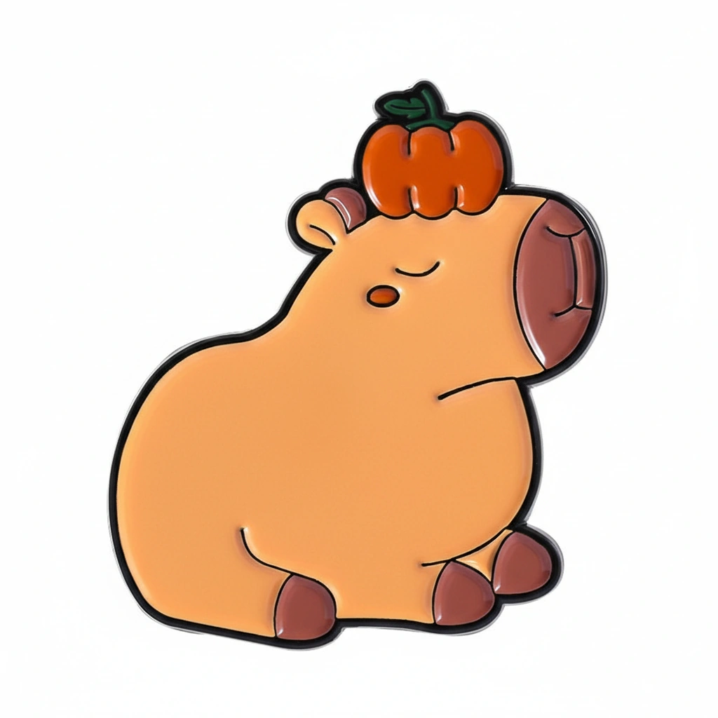 Halloween Capybara Pin
