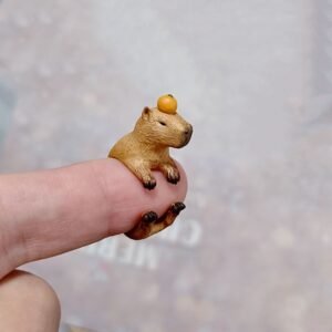 3D Resin Capybara Ring