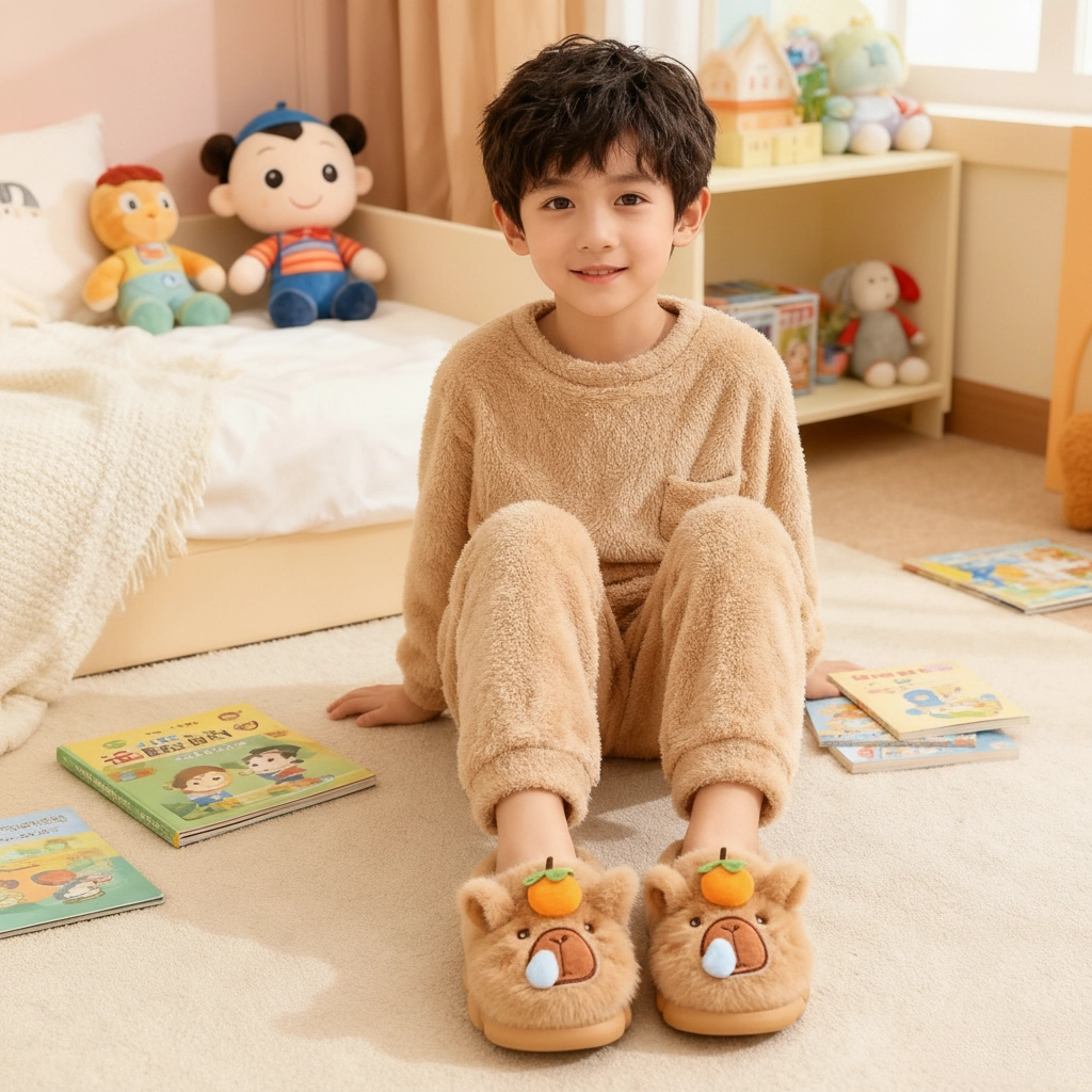 Capybara Plush Shoes