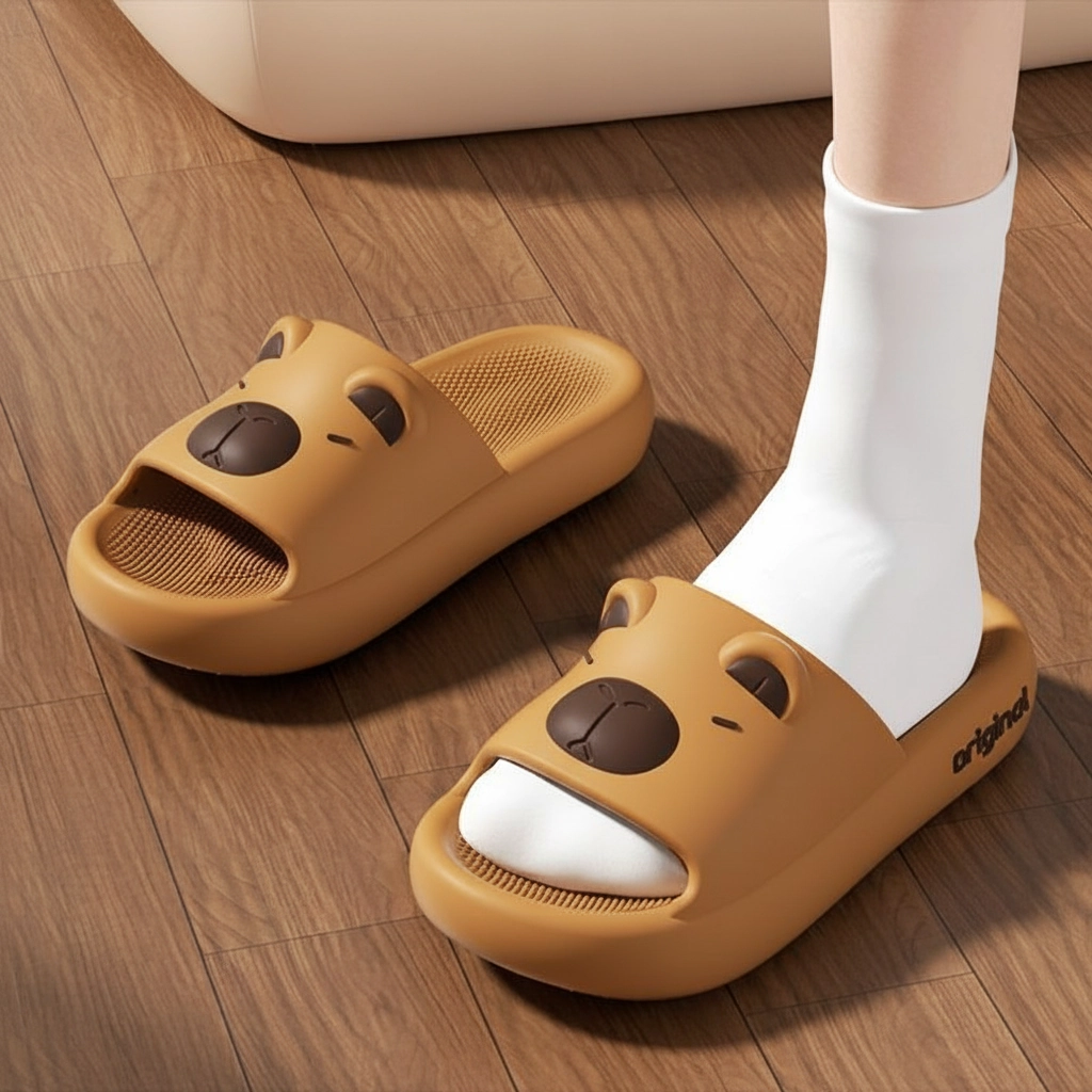 Soft Capybara Slides Cloud Capybara Slippers