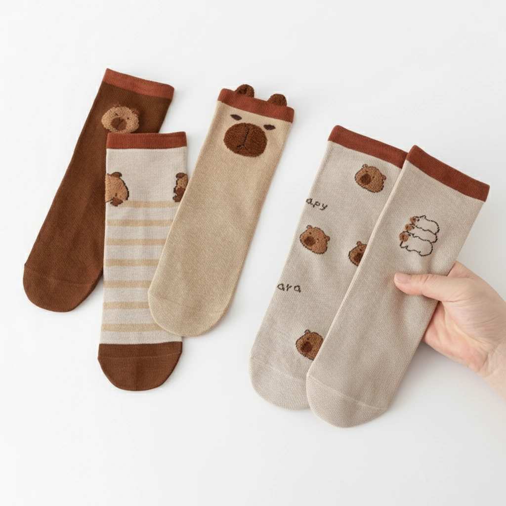 Kids Capybara Socks